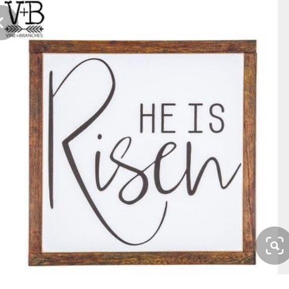 Hobby Lobby Wall Decor He Is Risen Home Decor Farmhouse Style